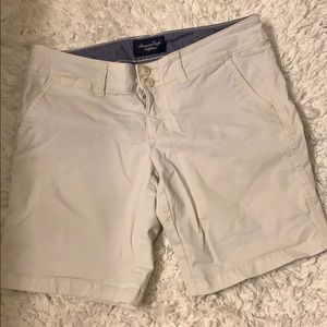 American Eagle Khaki Bermuda Shorts